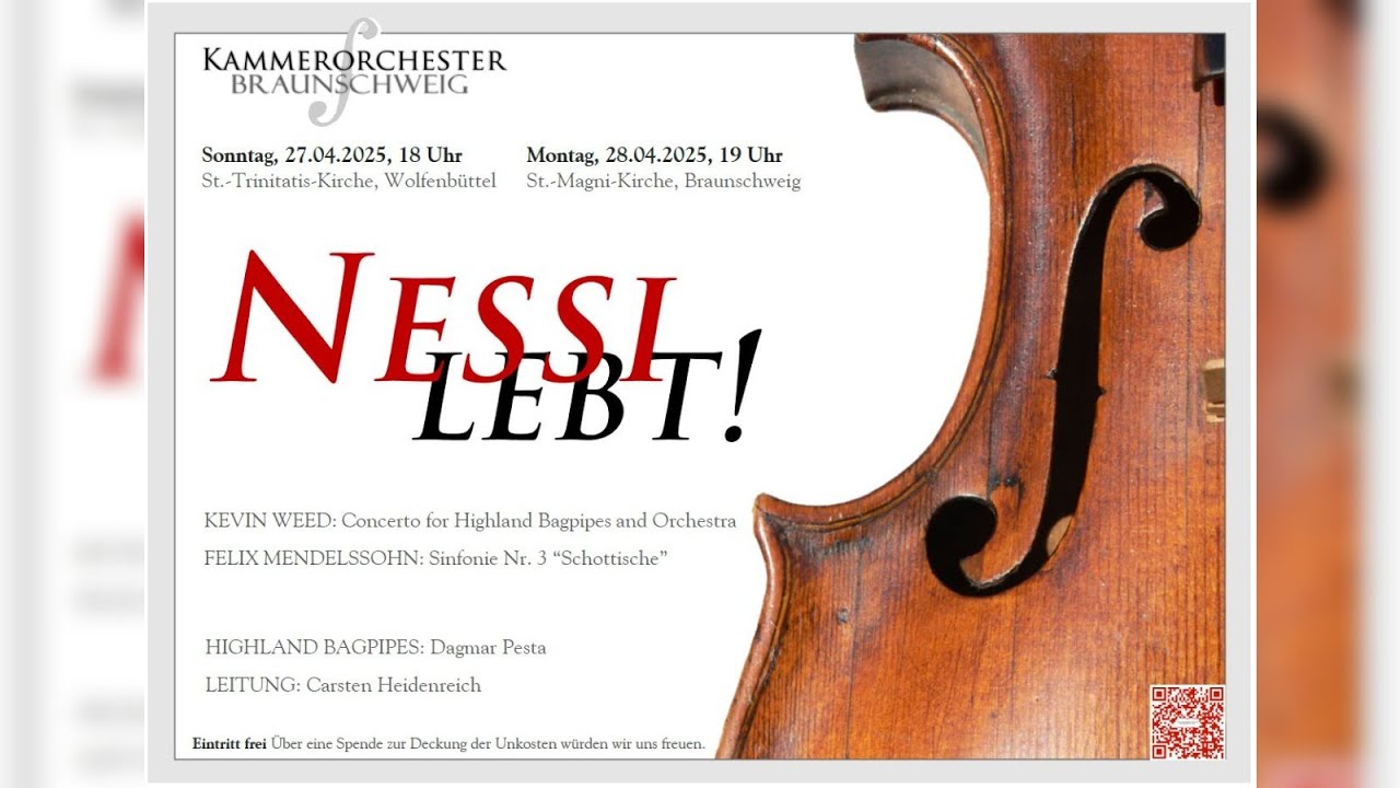 Kevin Weed -- Concerto for Highland Bagpipes and Orchestra -- Kammerorchester Braunschweig