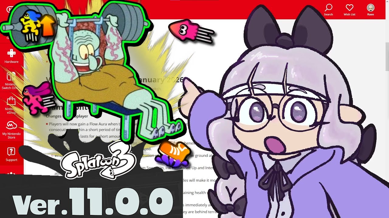 Что за усиление в Splatoon 3?!? (Реакция на версию 11.0.0)