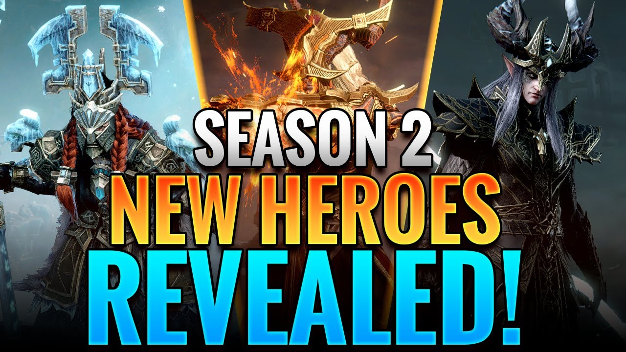ALL NEW HEROES REVEALED! SEASON 2 - Dragonheir: Silent Gods