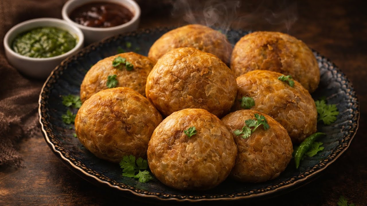 Crispy Chicken Kachori | By Aisha Aura