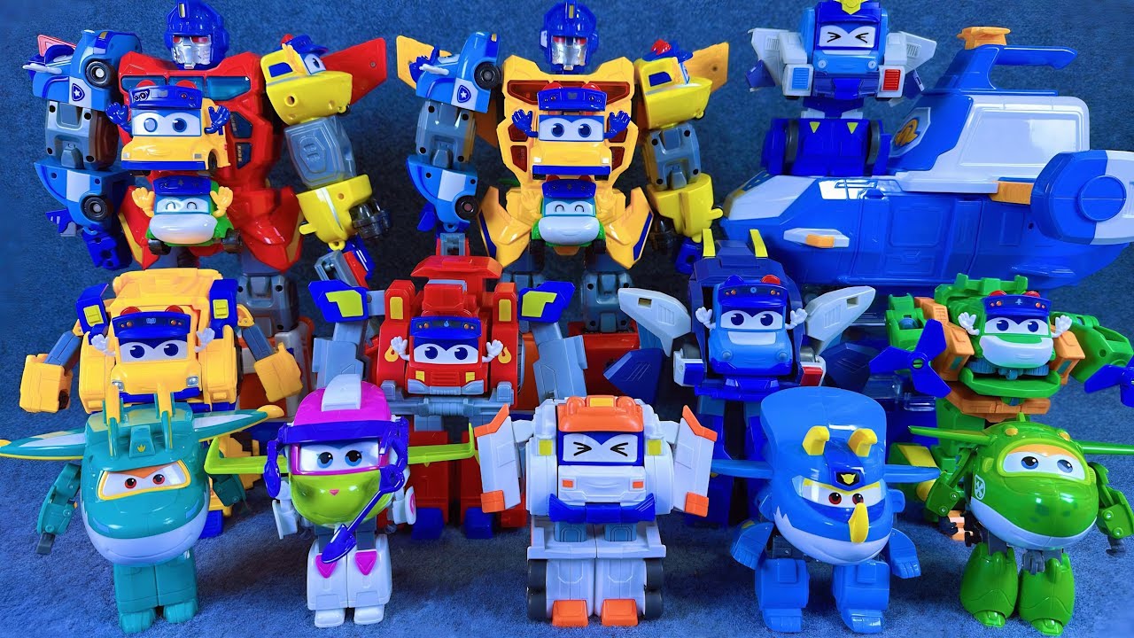 25-minute of satisfying unboxing, cool Super Wings Space Base Set Series ASMR | Review Toys
