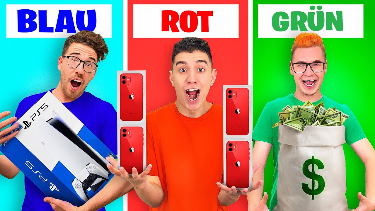 24 STUNDEN nur EINE Farbe KAUFEN !