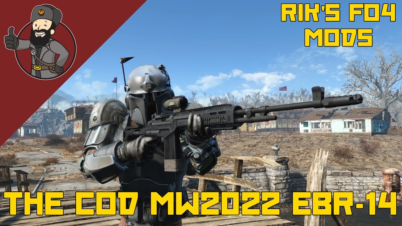 Rik's Fallout 4 Mods - The COD MW2022 EBR-14 by Alphaccca