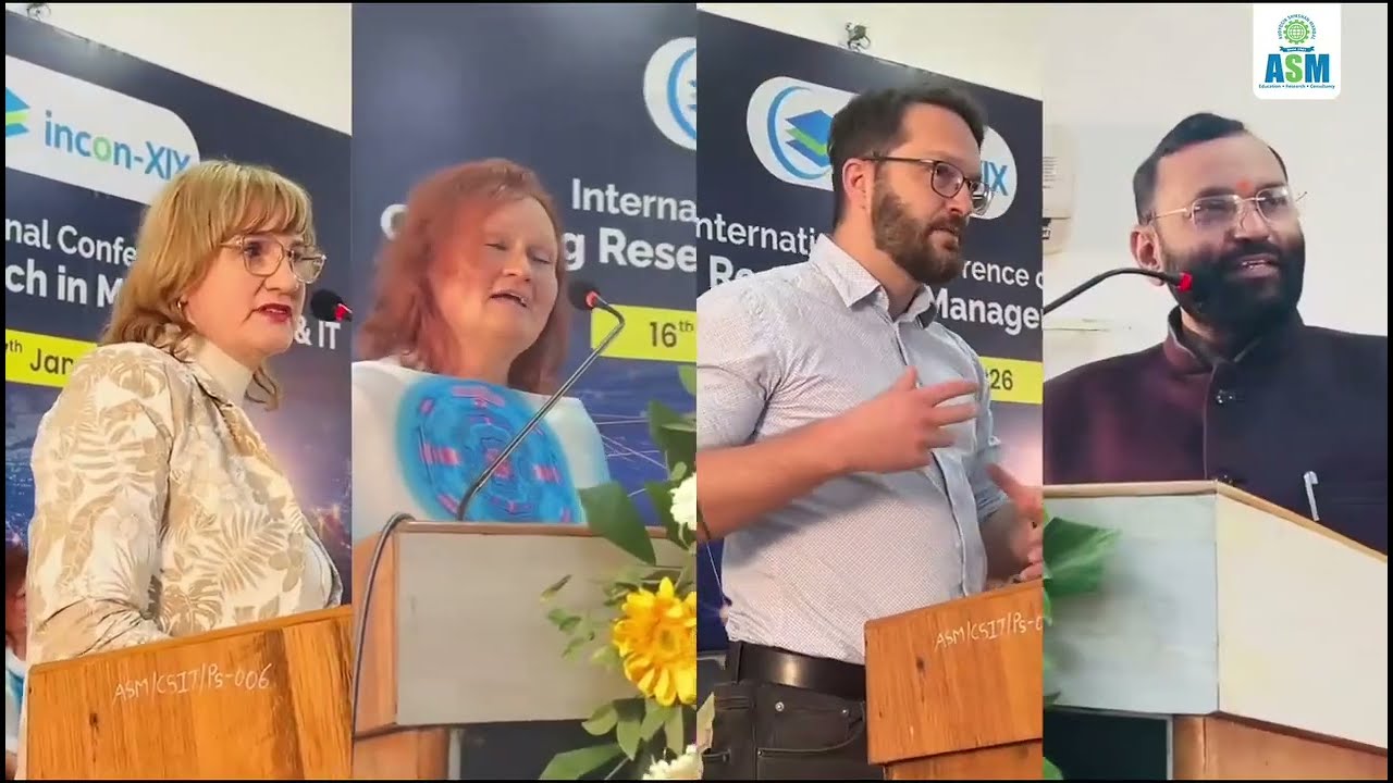 INCON 19 Day 1 🎓 | Research, Ideas & Global Academic Engagement at ASM