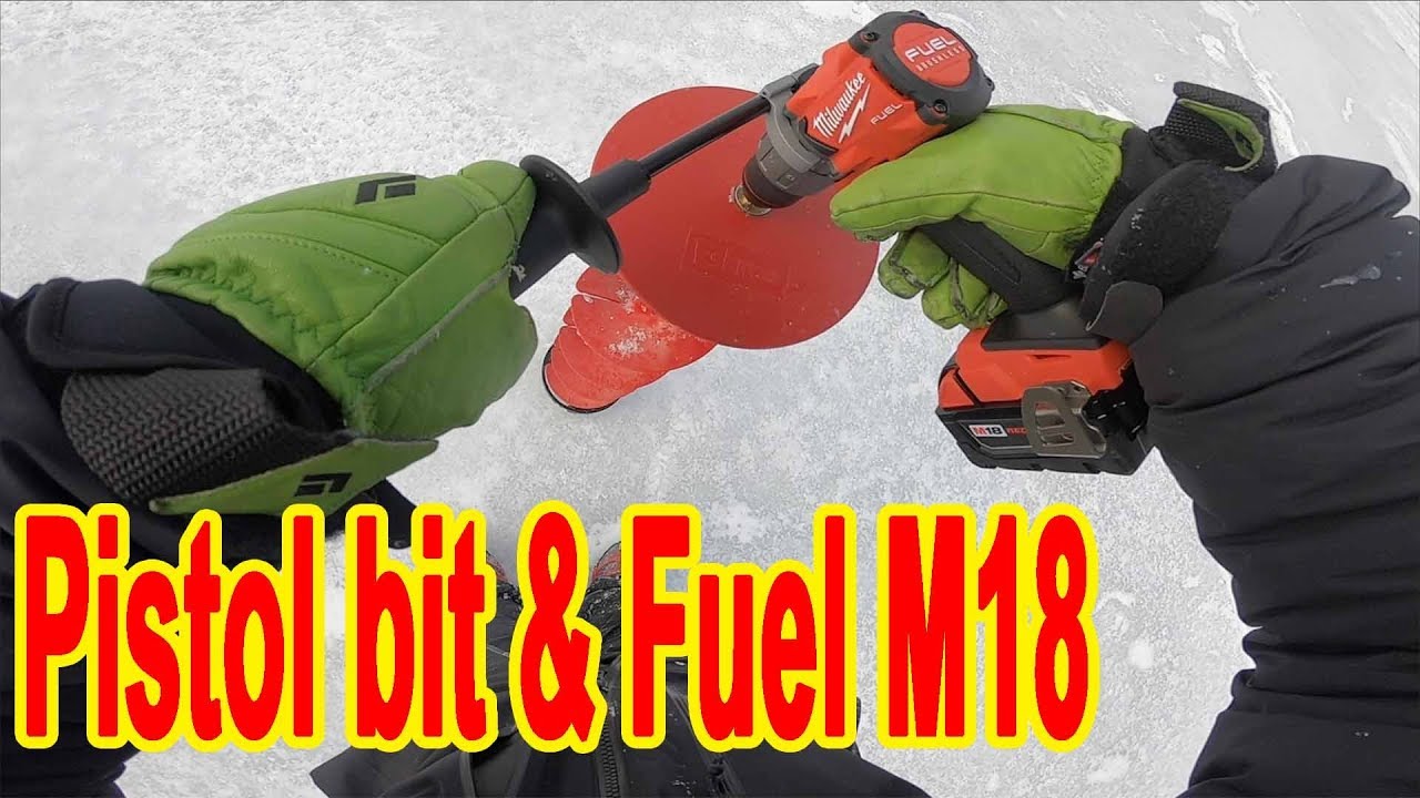 Eskimo Pistol bit 8 & Fuel M18 - the impressions after ice fishing-
