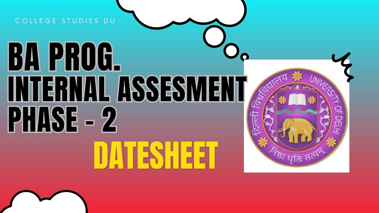 DUSOL BA program Internal Assessment Phase 2 | NEP UGCF 2023