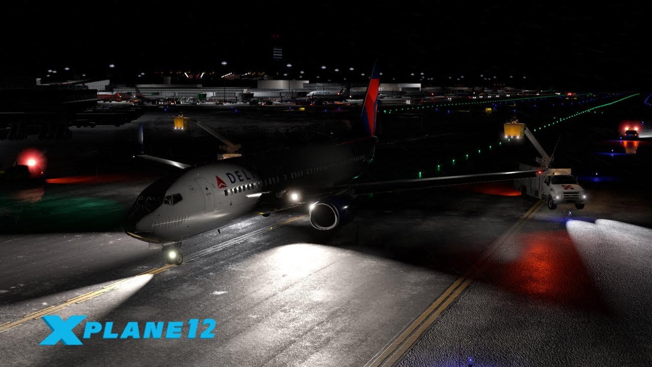 *Winter Flight* Boeing 737-800 - Delta Airlines | Boston [BOS] - Montreal [YUL] | X-Plane 12