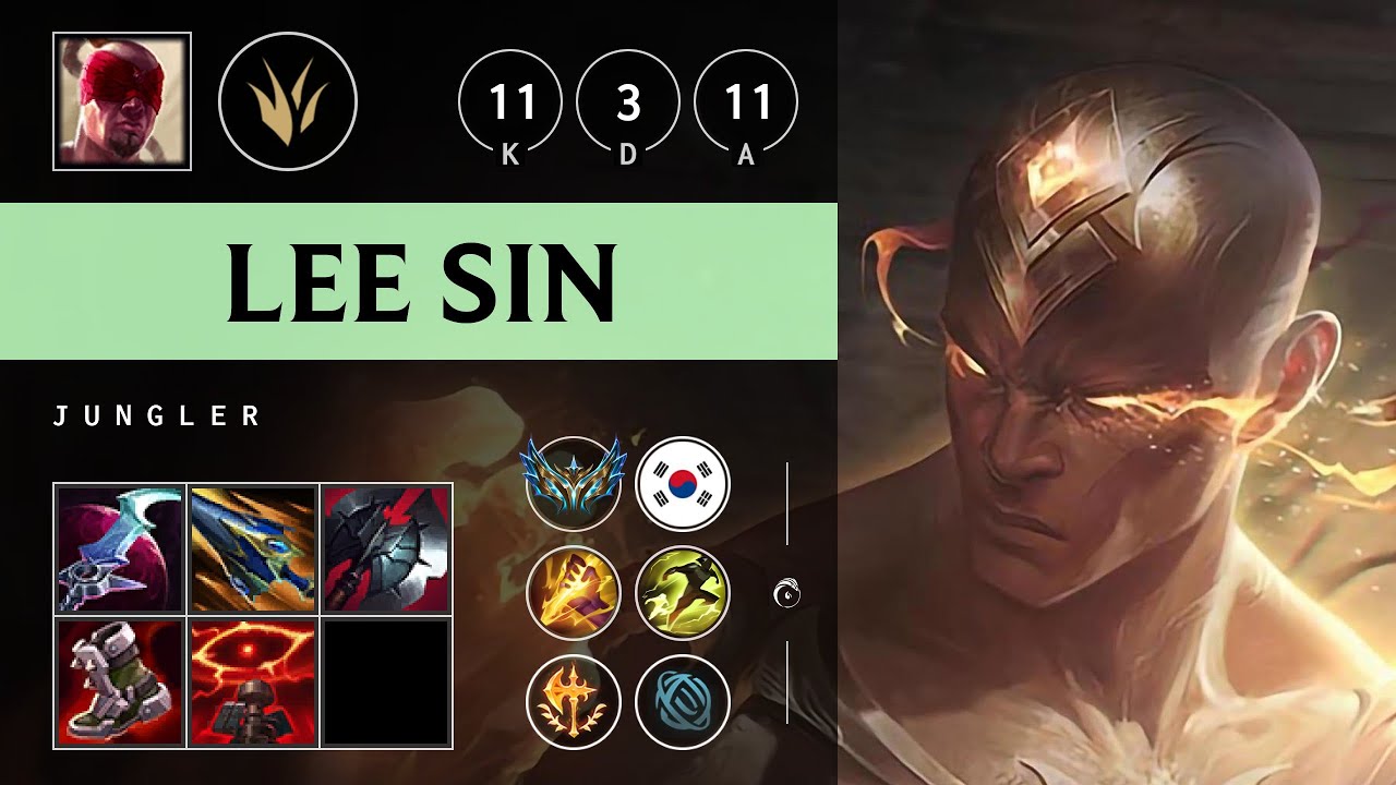 Lee Sin Jungle vs Viego - KR Challenger Patch 25.09