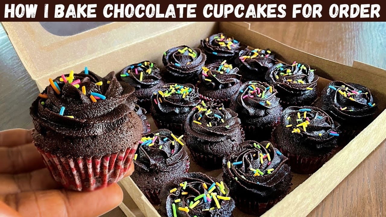Chocolate cupcakes for an order | Chocolate buttercream | Price of my cupcakes | தமிழ்| English subs