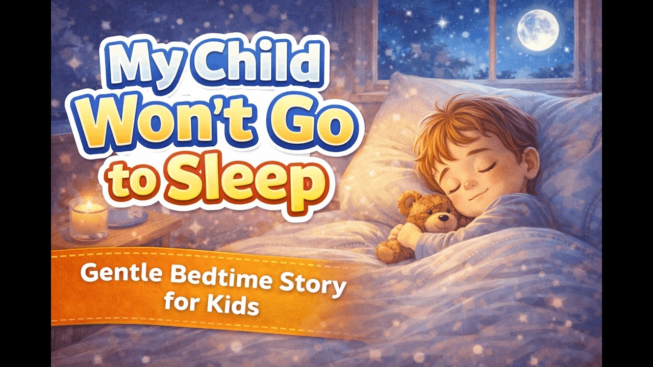 My Child Refuses to Sleep | A Gentle Bedtime Story for Toddlers
