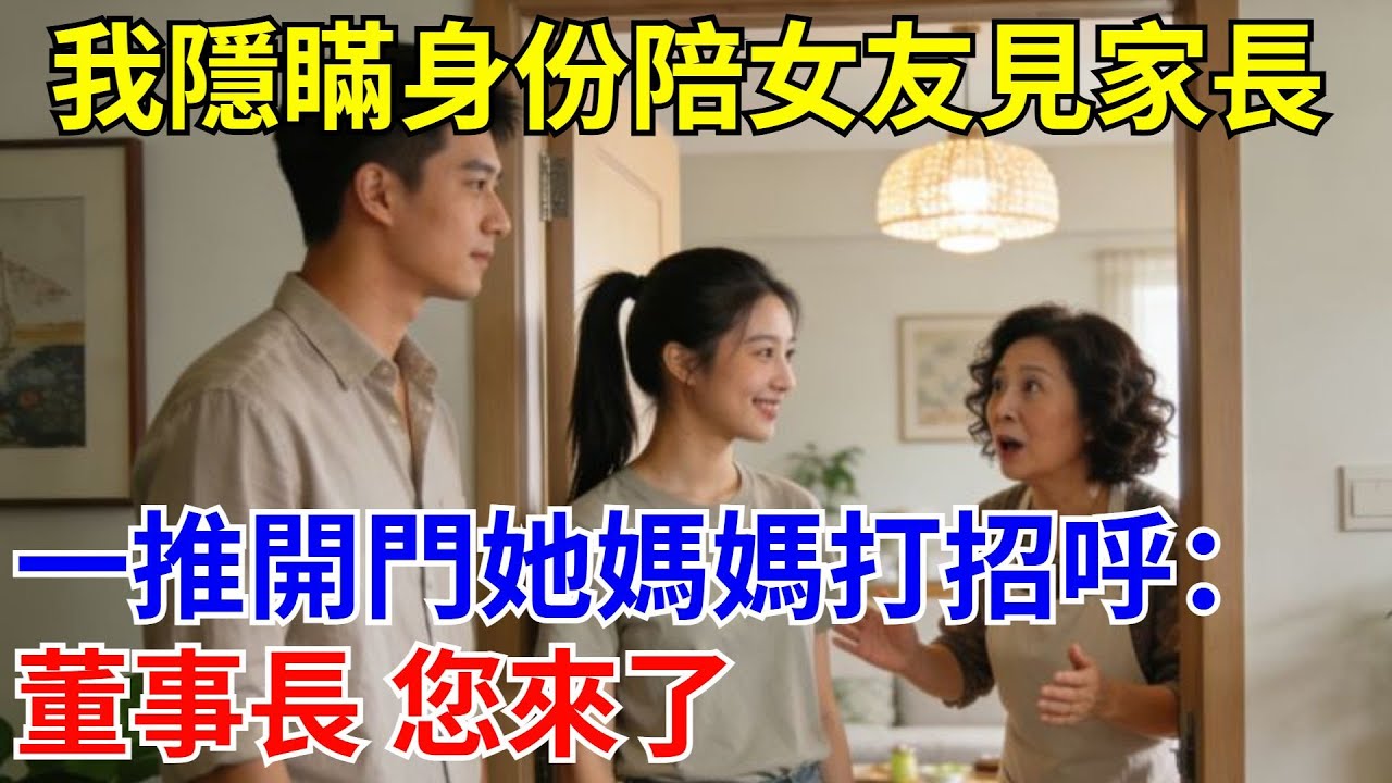 我隱瞞身份陪女友見家長，一推開門她媽媽打招呼：董事長 您來了。#原創#情感#情感故事#故事#爽文#奇聞#為人處世#生活經驗