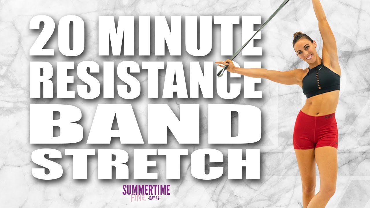 20 Minute Resistance Band Stretch | Sydney Cummings