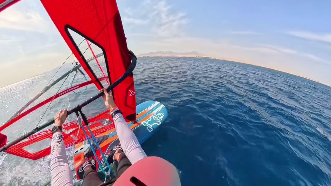 IQFoil windsurfing upwind Safaga