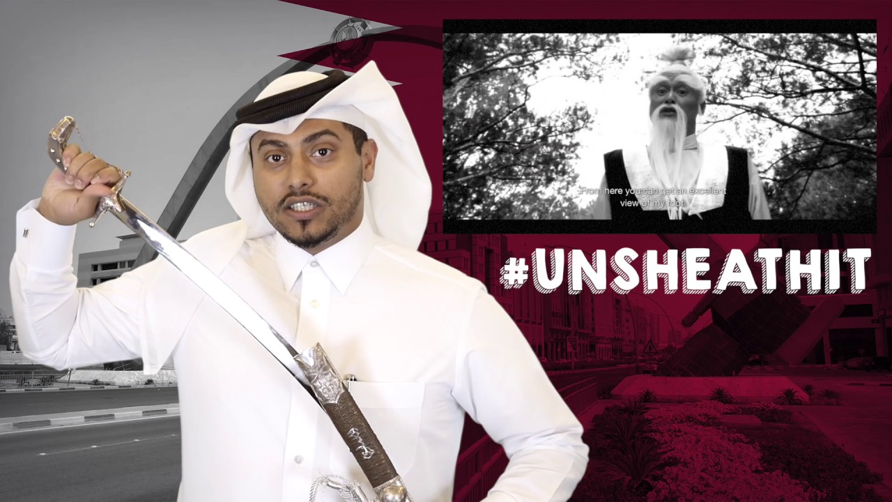 #QTip: Why do Qatari people carry swords?? (Mr. Q gets cut!)