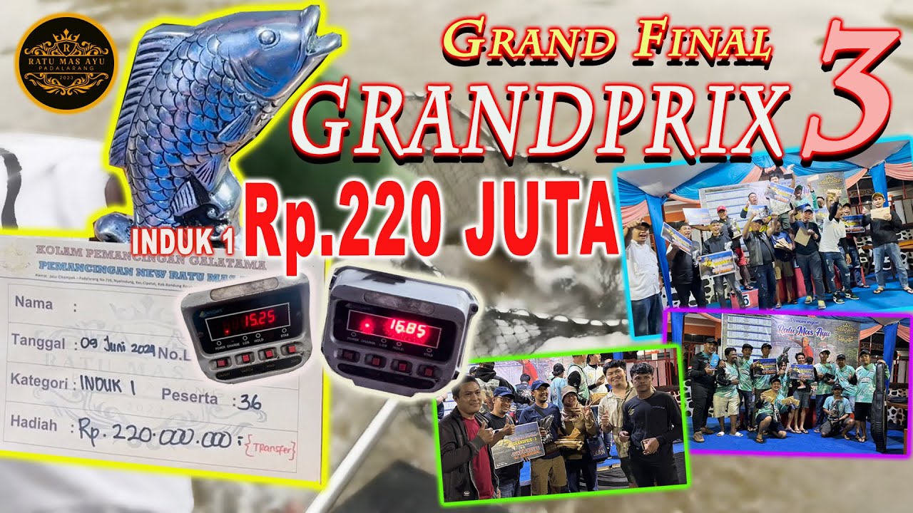 GRAND FINAL GRANDPRIX 3 NEW RATU MAS AYU - TIBAN TIBANAN INDUK 15 KG UPP