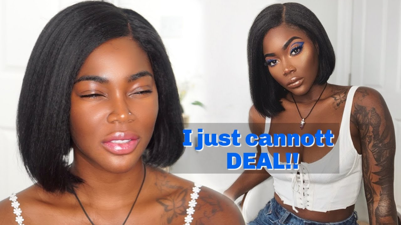 CHIT CHAT .... I HAD TO FREE MYSELF | Styling Kinky Cut Bob ft HERGIVENHAIR