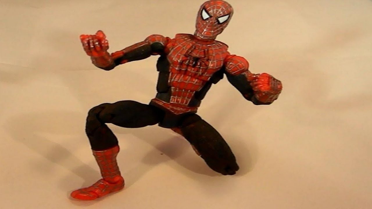 Spider-Man 2 Super poseable action figure toy Review (Toy Biz) - Marvel Legends (Spider-Man Movie)