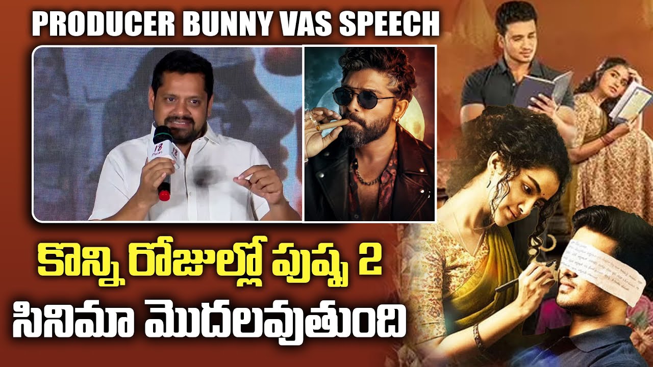Bunny Vas Speech At 18 Pages Movie Press Meet || Pushpa 2|| Nikhil Siddharth|| Anupama || Bullet Raj