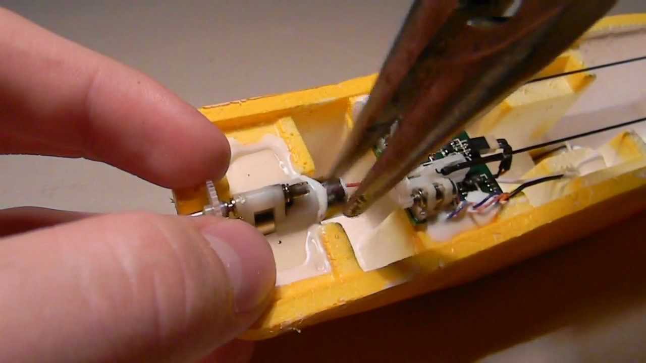 How to replace the prop shaft on the Hobbyzone Champ