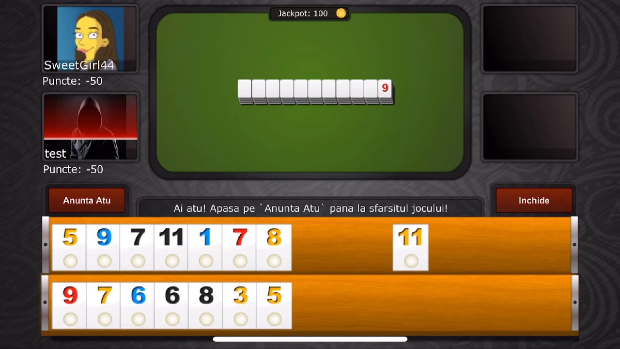 Rummy PRO - Remi Pe Tabla