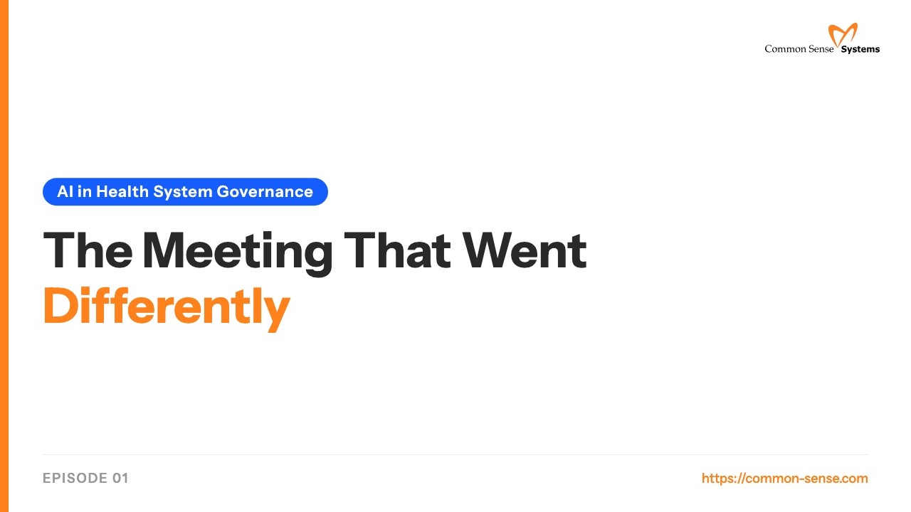 The Meeting That Went Differently