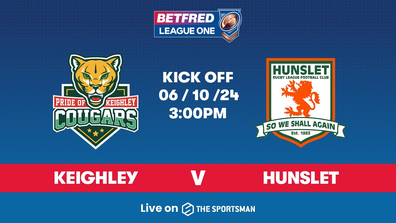 Keighley Cougars vs Hunslet RLFC | Betfred League One 2024 Play-Off Final | Full Match