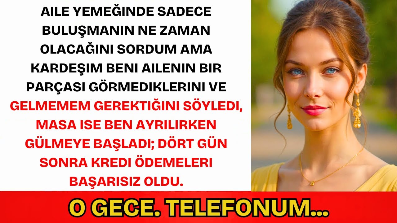 Yemekte Toplantıyı Sordum. Kardeşim Cevap Verdi: 
