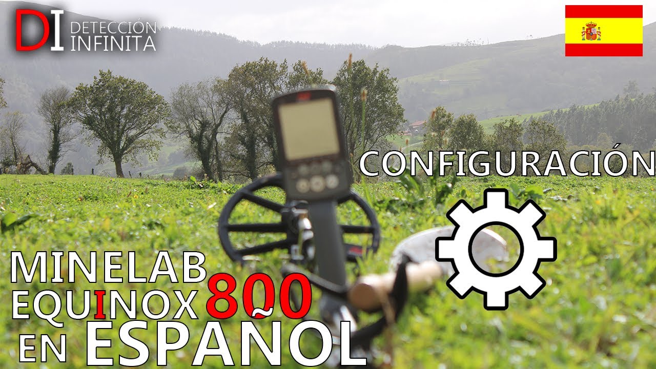 Configuración Minelab Equinox 800 en español.