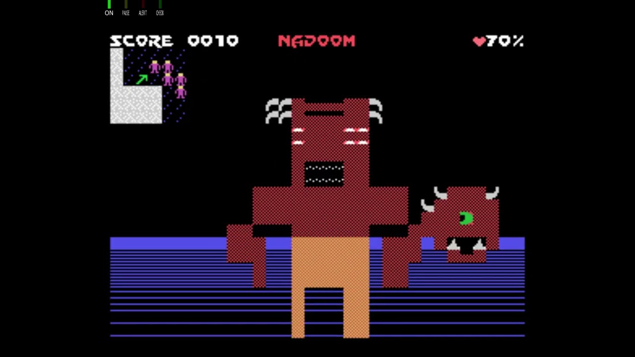 100. NABU PC NADOOM (8-Bit DOOM Clone)