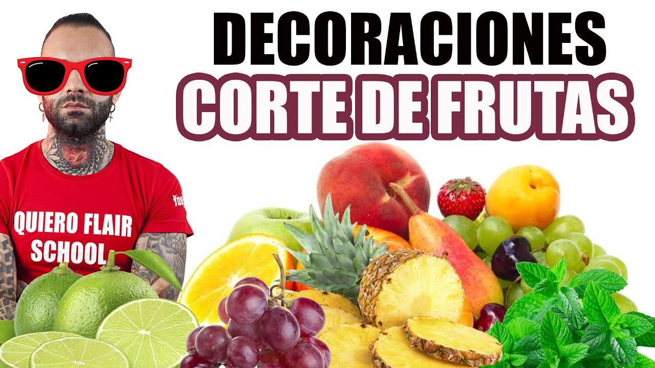 🍍 TUTORIAL  CORTE DE FRUTAS / BARTENDER DECORACIONES GARNISH   / 🍍