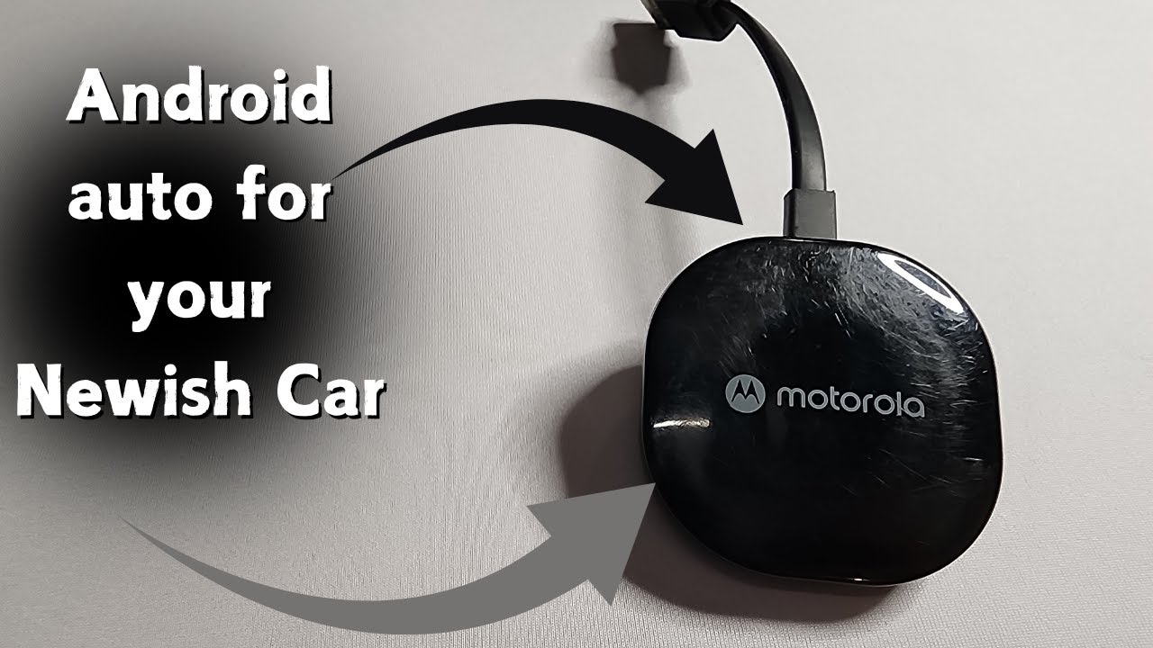 Motorola Sound MA1, Google Authorized Wireless Android Auto Car Adapter