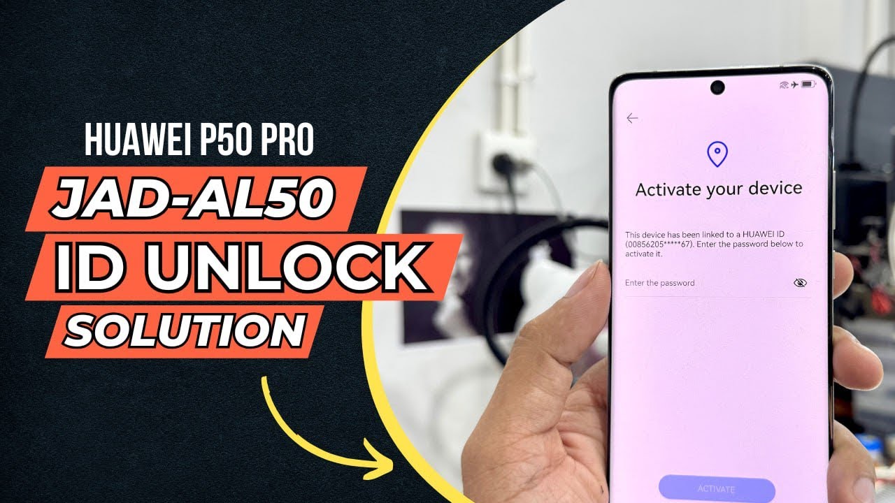 Huawei P50 Pro (jad-al50) Huawei ID Unlock