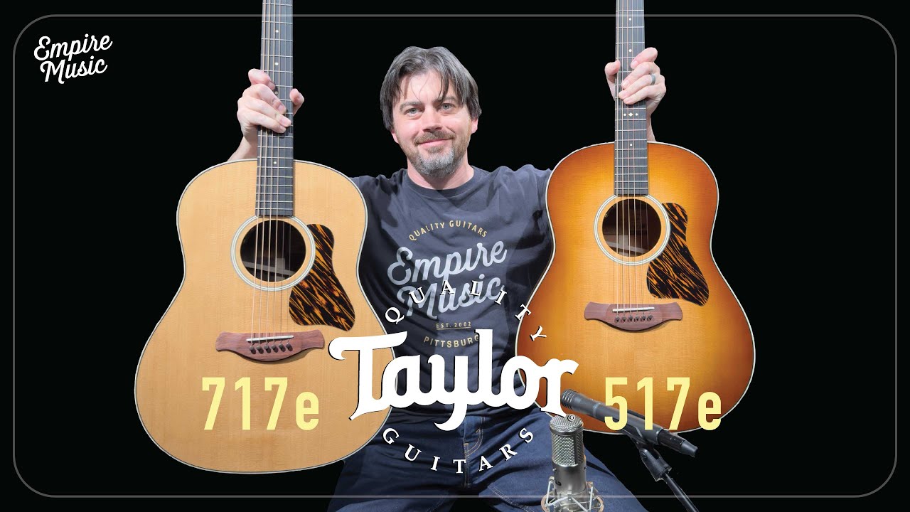 COMPARING TONEWOODS - Taylor Gold Label 717e and 517e