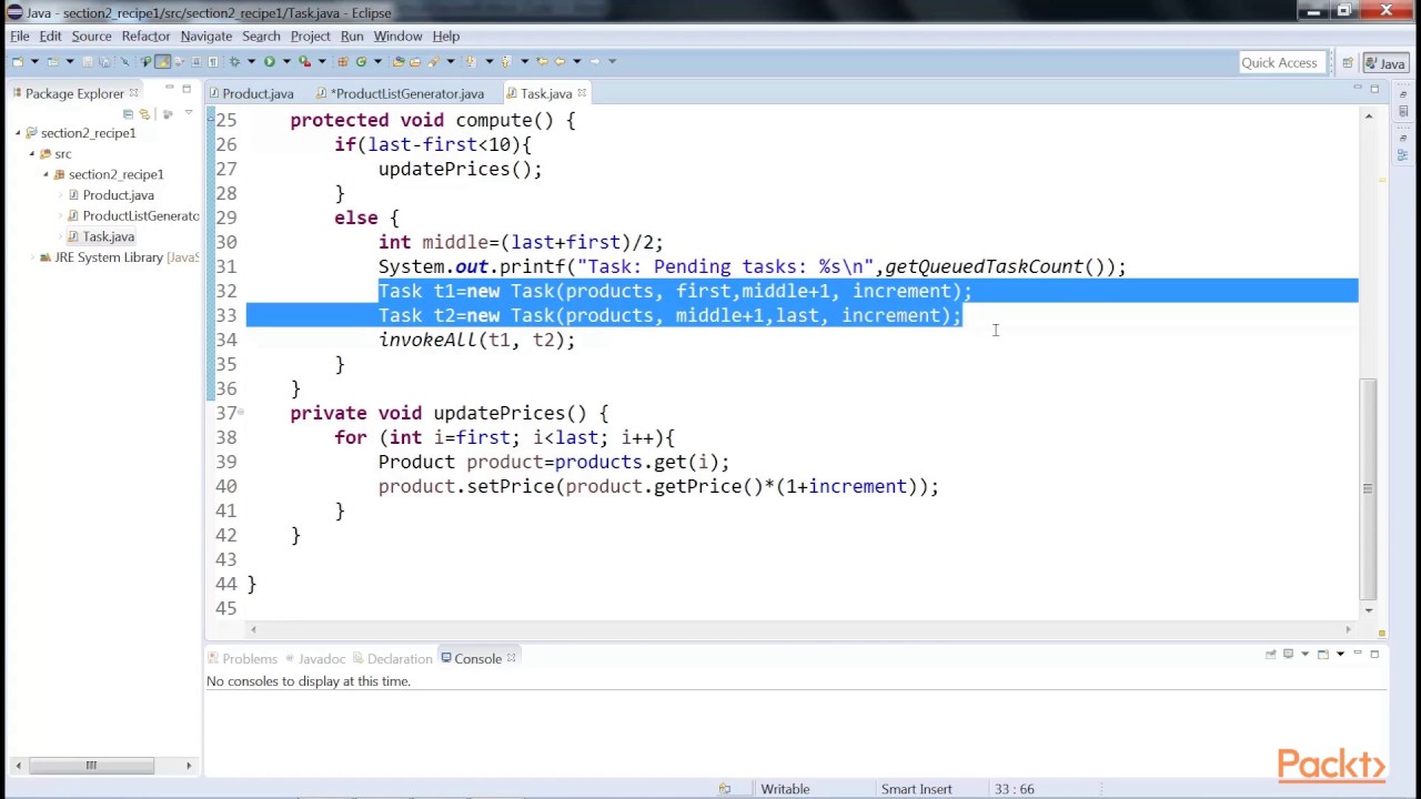 Java 9 Concurrency - High-Level Elements : Creating a Fork/Join Pool | packtpub.com