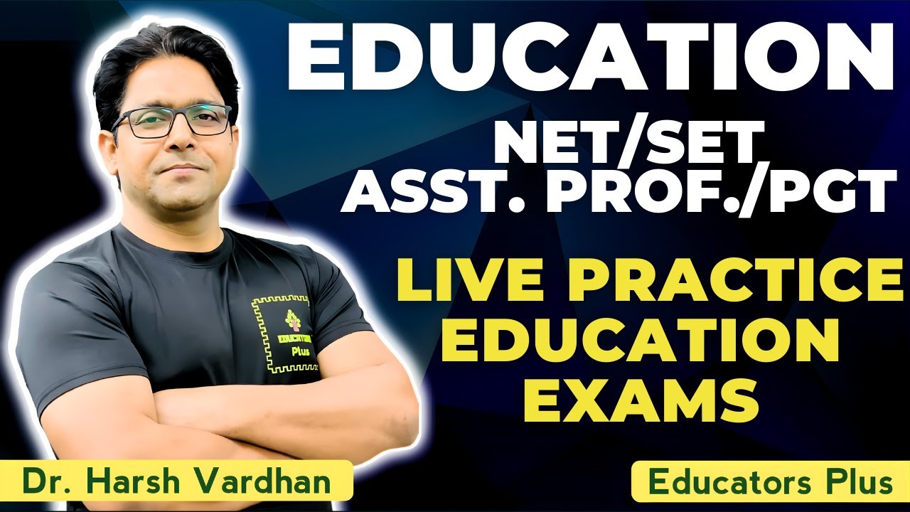 🔴 LIVE Practice Session 20 | UPGDC Education / B.Ed. • SET • UGC NET • | MCQs + PYQs