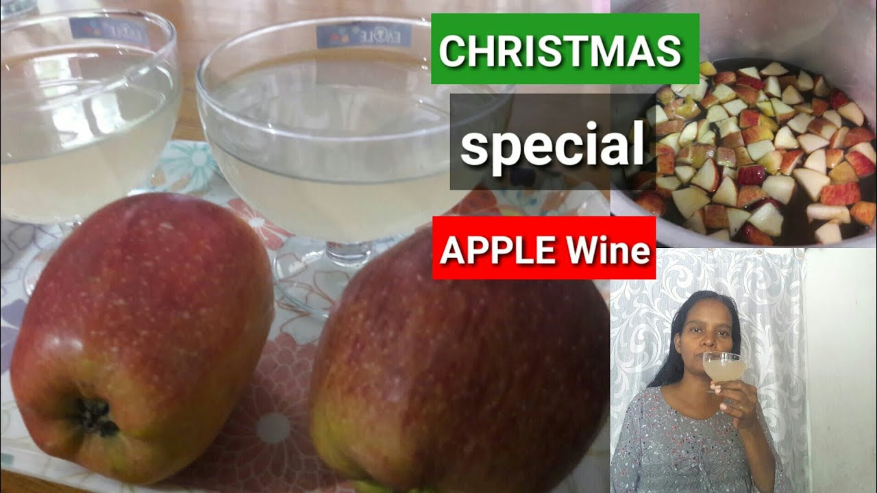 3 ദിവസം കൊണ്ട് ആപ്പിൾ വൈൻ ഉണ്ടാകുന വിധം/Apple Wine/Home   made Wine /wine recipe.