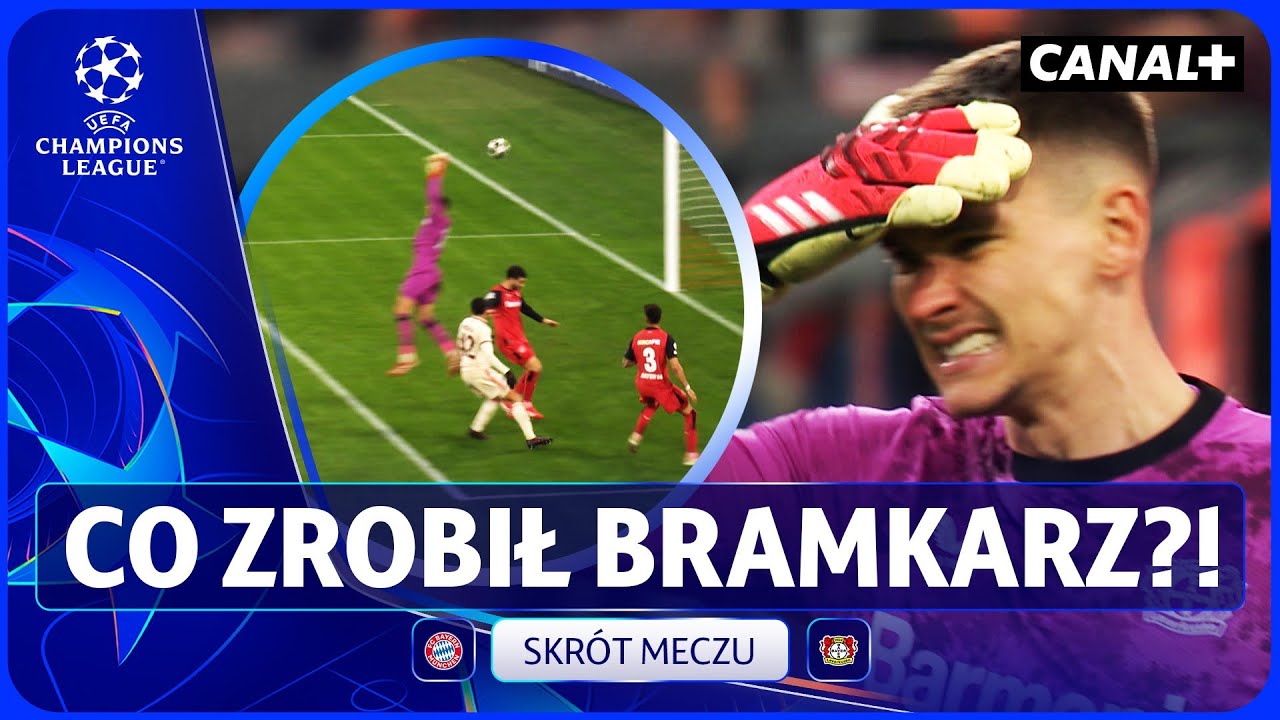 KOSZMARNY BŁĄD BRAMKARZA! KANE KATEM BAYERU! BAYERN - BAYER, SKR&Oacute;T MECZU