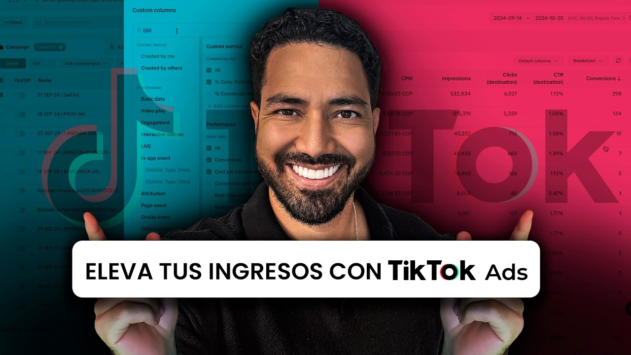 Curso de Tiktok Ads para Dropshipping (Métricas Clave)