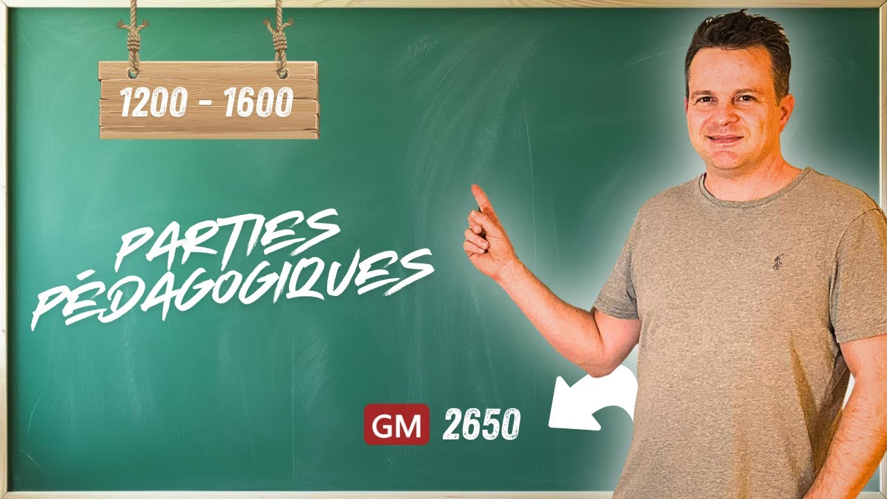 Parties PÉDAGOGIQUES GMI vs 1200-1600
