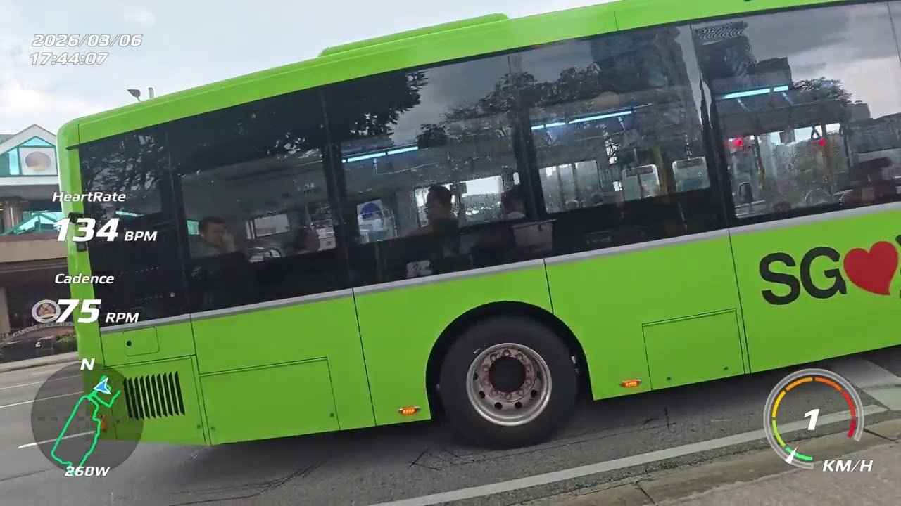싱가폴 전쟁기념관, 시청, 내셔널 갤러리 싱가포르, 에스플랜나드 공원 4K Virtual Run 20min 1.9km POV