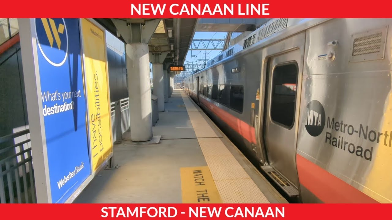 Full ride on board MNR New Canaan Line Shuttle train #6718 (Stamford - New Canaan) (10/9/2022)