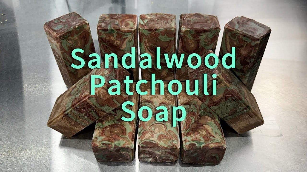 Making Sandalwood Patchouli Soap - Rustic Version