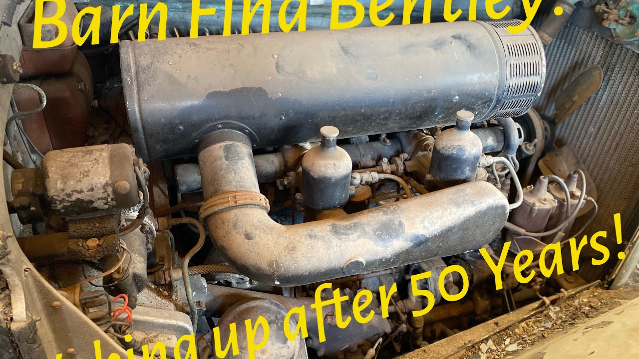 Barn Find Bentley! After 50 years of storage, This 1936 Drophead coupe is running and driving again!