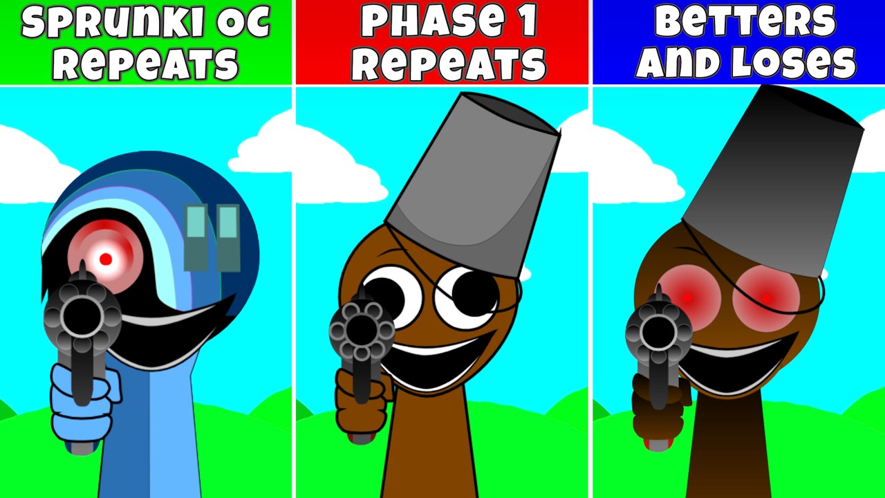 Sprunki Hyper Shifted OC  Phase 1   Everyone Repeats Betters and Loses Fan Mod