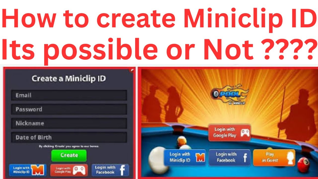 How to create Miniclip account/ it’s possible or Not full Details 