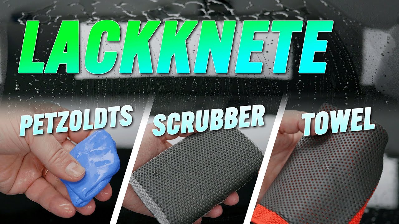Lackknete im Vergleich: Petzoldt vs ClayScrubber vs Knettuch: Wo liegen die Unterschiede?