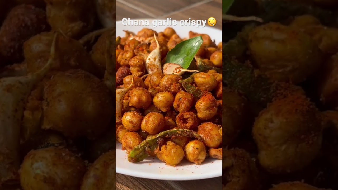 Chana garlic crispy🤤🤤 #delicious #homemade #tasty #yummy #brunch #healthy #love