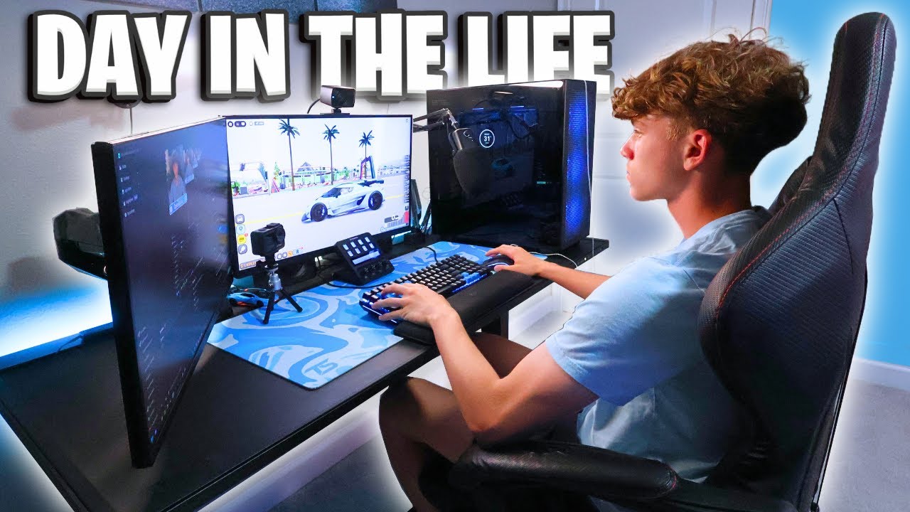 Day In The Life Of A Highschool Roblox Youtuber