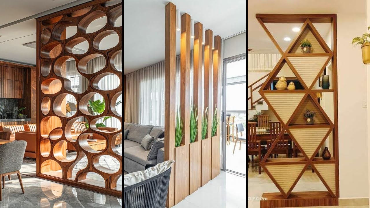 Modern partitions / Wooden room divider #roomseparation