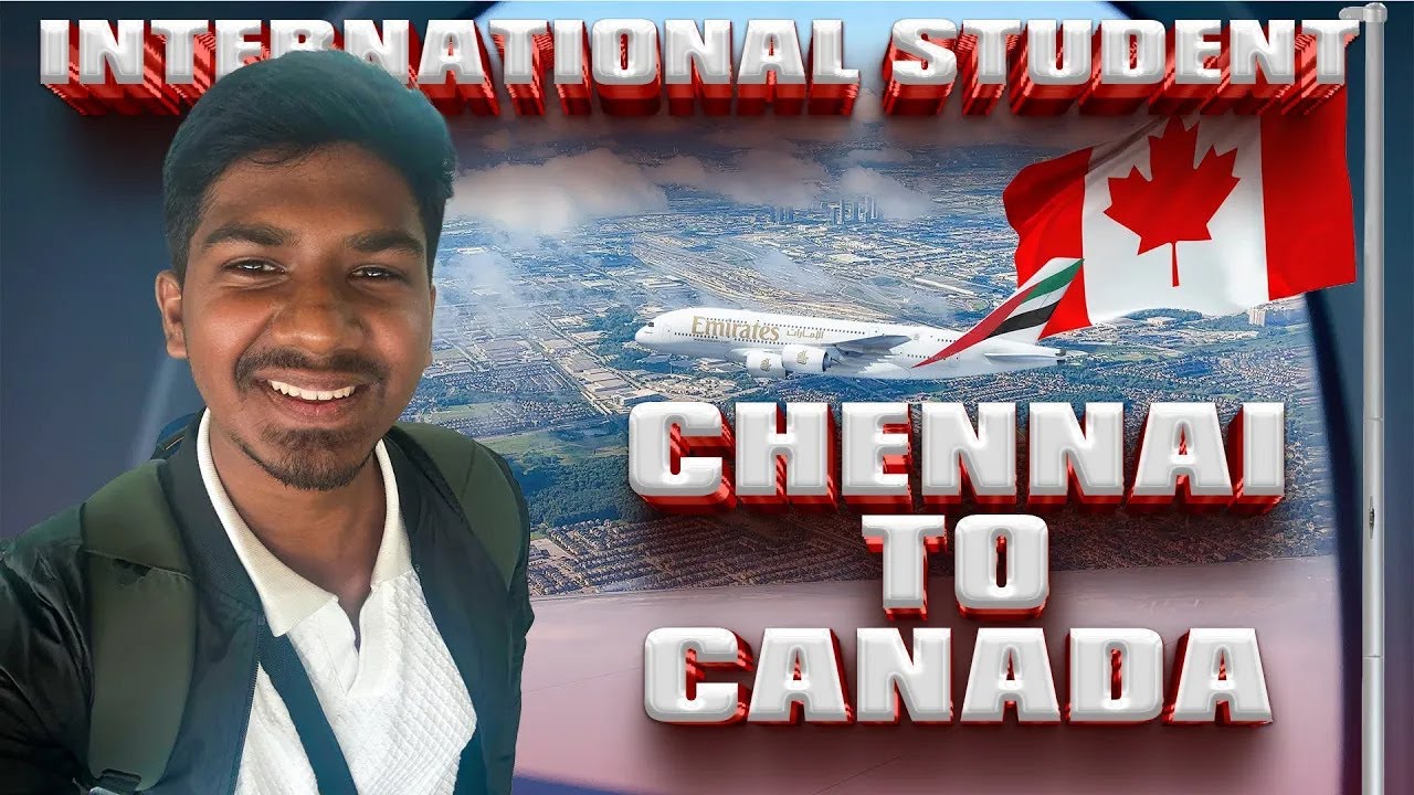 CHENNAI TO CANADA 🇨🇦 | International Student Vlog | Toronto, Downtown | Tamil